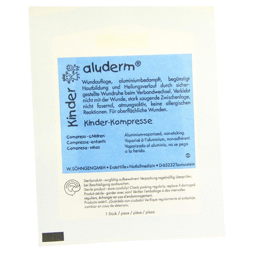 Aluderm Kinder Kompressen 6x8 cm 1 St