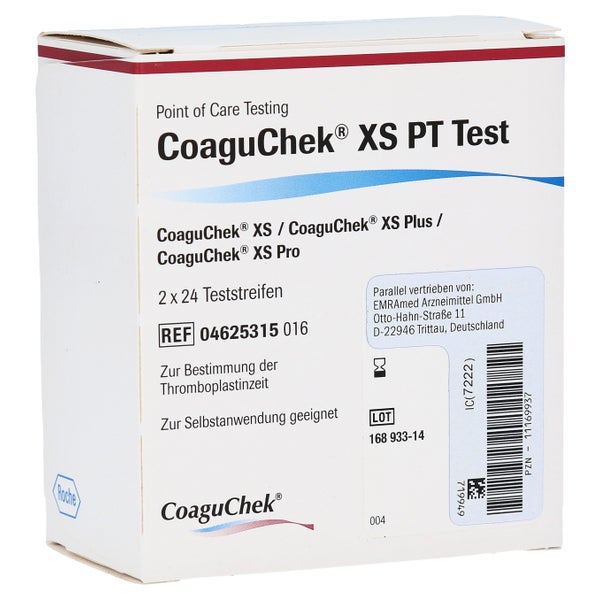 Coaguchek XS PT Test 2X24 St