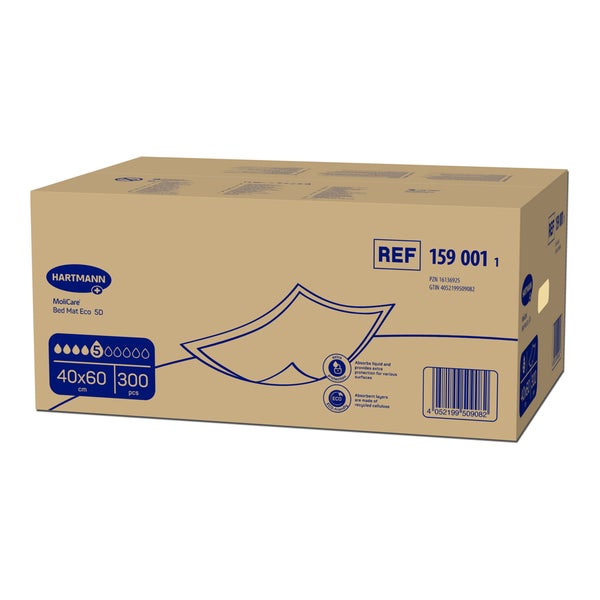 Molicare Bed Mat Eco 5 Tropfen 40x60 cm 300 St