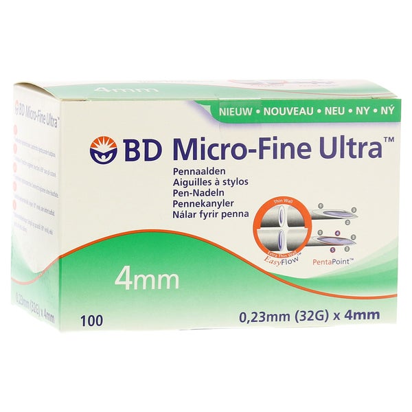 BD Micro-fine Ultra Pen-Nadeln 0,23x4 mm 100 St