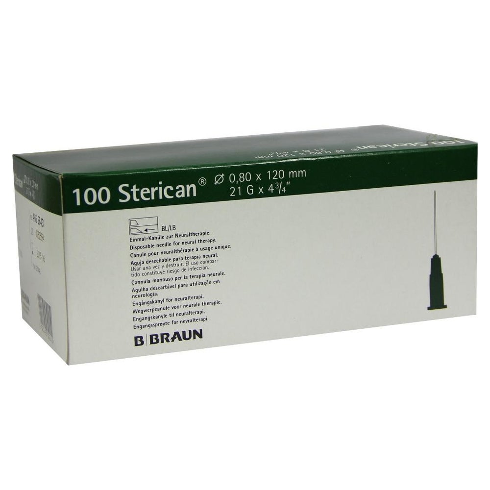 Sterican Kanülen 21 Gx4 4/5 0,8x120 mm 100 St