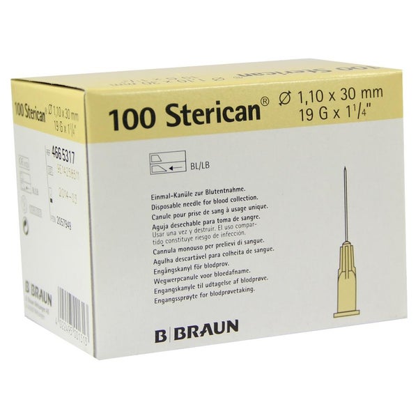 Sterican Kanülen 19 Gx1 1/4 1,1x30 mm 100 St