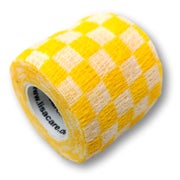 Produktabbildung: LisaCare selbstklebender Verband - Karo Gelb - 5cm x 4,5cm 1 St