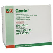 Lohmann Rauscher Gazin Mullkompresse steril - 10x10cm 50X2 St