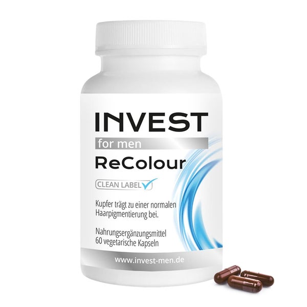 INVEST MEN ReColour mit MELATINE® - vegetarische Kapseln 60 St