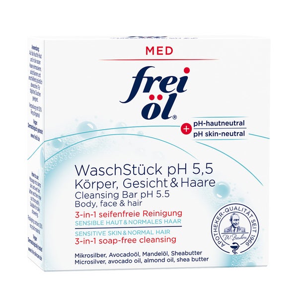freiÖl WaschStück pH 5,5 Körper, Gesicht & Haare 90 g