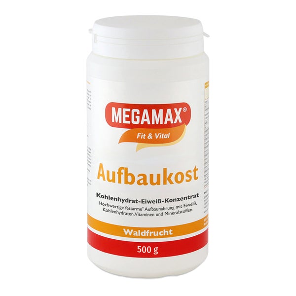 Megamax Aufbaukost Waldfrucht Pulver 500 g