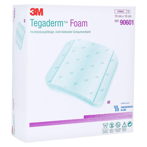 Tegaderm Foam N.klebend FK 10x10 cm 9060 10 St
