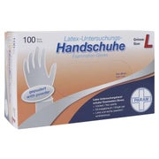 Produktabbildung: Handschuhe Einmal Latex gepudert L 100 St