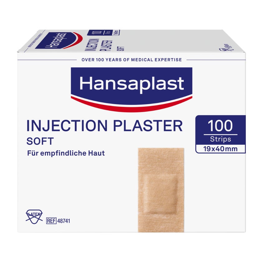 Hansaplast Soft Injektionspflaster, 4cm x 1,9cm 100 St