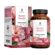 Produktabbildung: Mönchspfeffer Folsäure (Folat) Komplex - MUTTERFREUDE - 90 hochdosierte vegane Kapseln - NATURTREU® 90 St