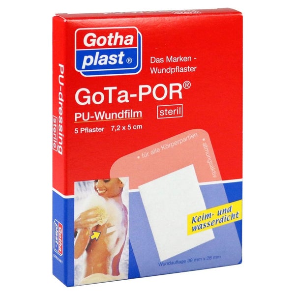 GOTA POR PU-Wundfilm 5cmx7,2cm steril 5 St