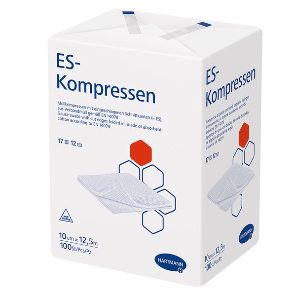ES-Kompressen unsteril 12f 10 x 12,5 cm 100 St