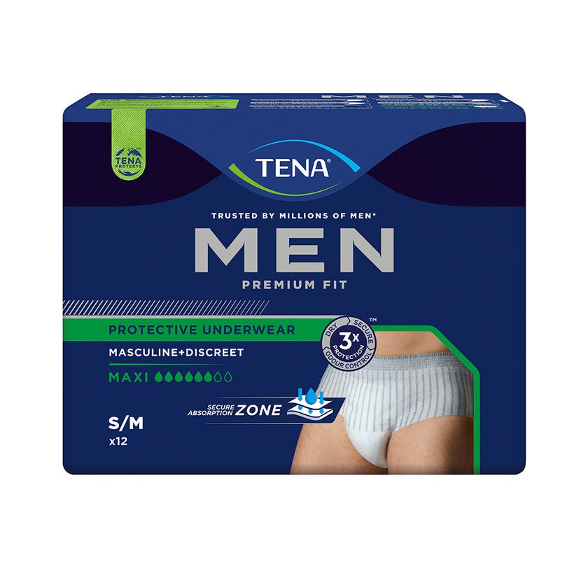 TENA Men Premium Fit Pants Maxi S/M, 12 Stück 4X12 St