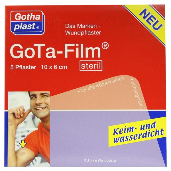 GOTA FILM Steril 6x10 cm Pflaster 5 St