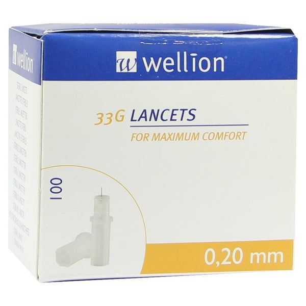 Wellion Lancets 33 G 100 St