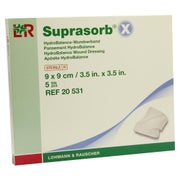 Suprasorb X Hydrobalance Wundverband 9x9 cm 5 St