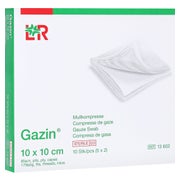 Lohmann & Rauscher Gazin Mullkompresse steril, 8- fach,  5 x 2 Stück - 10 x 10 cm 5X2 St