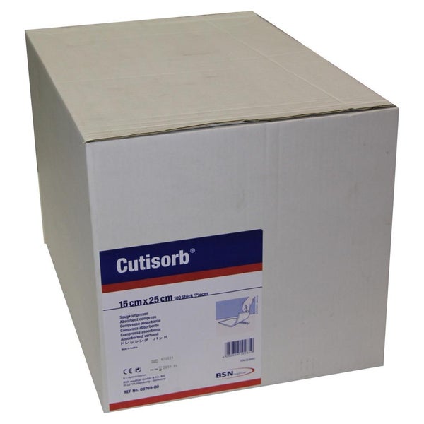 Cutisorb Saugkompressen Unsteril 15x25 c 100 St