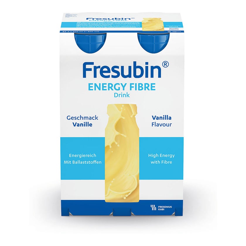 Fresubin Energy Fibre Trinknahrung Vanille 4X200 ml