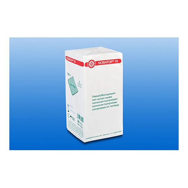 Noba Nobatop® 16 Vliesstoffkompressen unsteril 100 Stück - 7,5 x 7,5 cm 100 St