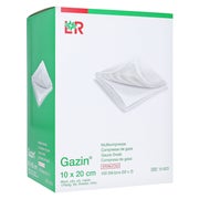 Lohmann Rauscher Gazin Mullkompresse steril 8- fach 17- fädig 50 x 2 Stück - 10 x 20 cm 50X2 St
