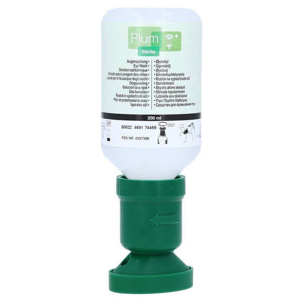 PLUM NaCl Augenspüllösung mit Augenschale 200 ml