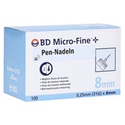 BD Micro-fine+ 8 Pen-Nadeln 0,25x8 mm 100 St