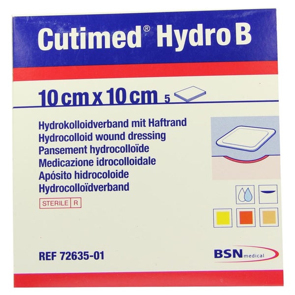 Cutimed® Hydro B Kolloidverband 10 x 10 cm 5 St