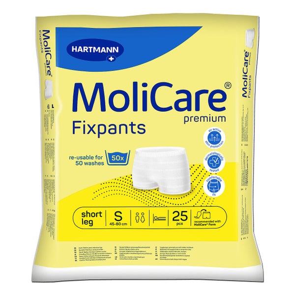 Molicare Premium Fixpants long leg Gr.S 25 St