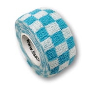 Produktabbildung: LisaCare Fingerpflaster - Karo Weiß-Blau - 2,5cm x 4,5m 1 St