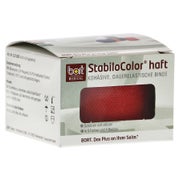 BORT Stabilocolor haft Binde 4 cm rot 1 St