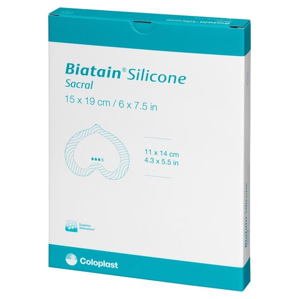 Biatain Silicone Schaumverb.sakrum klein 5 St