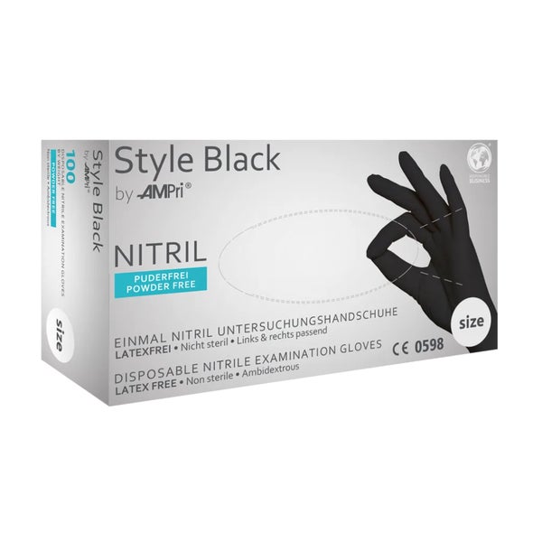 Style Black Unt.hands.nitril unster.pf S 100 St 100 St