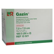 Lohmann Rauscher Gazin Mullkompresse steril - 7,5x7,5cm 50X2 St