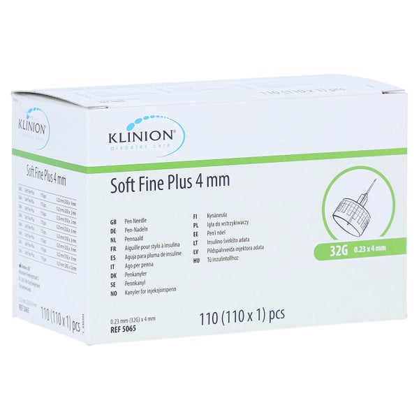 Klinion Soft fine plus Pen-Nadeln 0,23x4 110 St