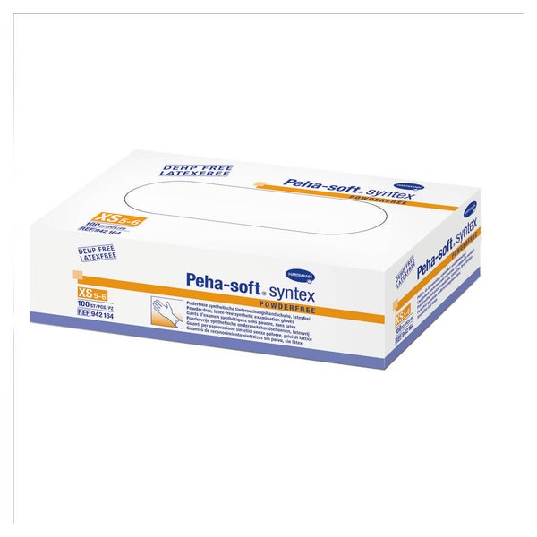 Hartmann Peha-soft syntex Vinyl Untersuchungshandschuhe weiß Gr. XS 100 St