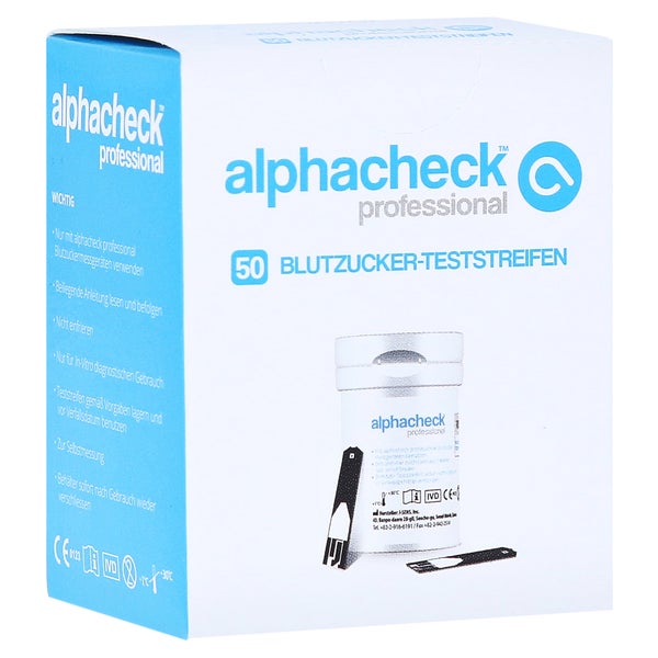 Alphacheck Professional Blutzuckertestst 50 St