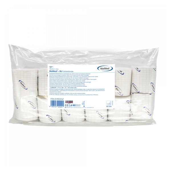 MaiMed® PB Polsterbinde 12 Stück - 10 cm x 3 m 12 St