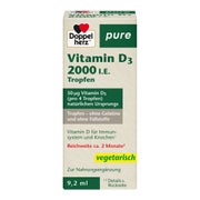 Produktabbildung: Doppelherz pure Vitamin D3 2000 I.E. Tropfen 9,2 ml