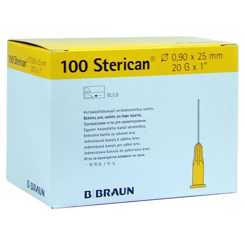 Sterican Kanülen 20 Gx1 0,9x25 mm 100 St