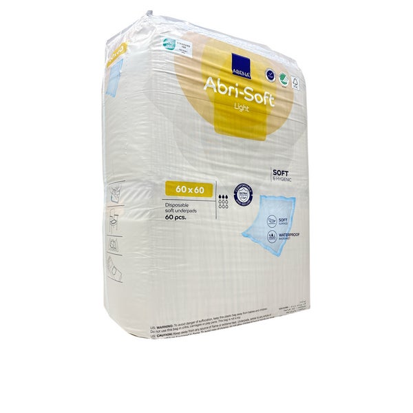 ABRI Soft Eco Krankenunterlage 60x60 cm 60 St 60 St