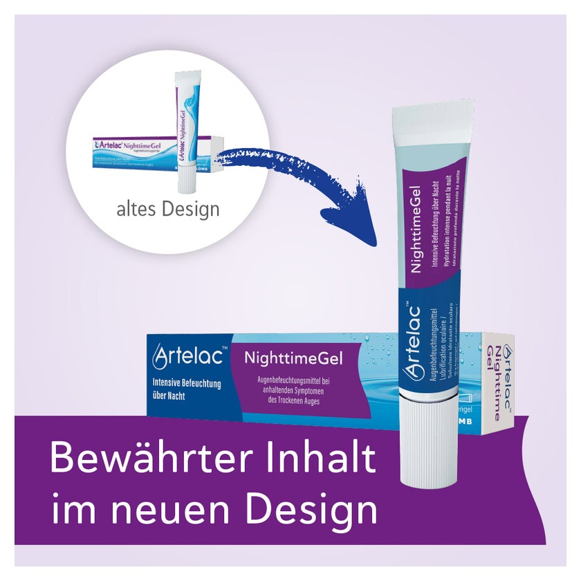 Artelac Nighttime Gel Augengel - Feuchtigkeitspflege zur Nacht 1X10 g