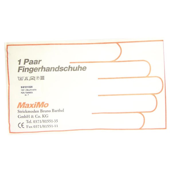 Handschuhe Baumwolle Gr.7 stärk.Material 2 St