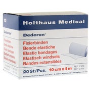 Holthaus Medical Dederon Fixierbinde 4 m - 1 Packung = 20 Stück lose in der Schachtel, Maße: 10 cm x 4 m 20 St