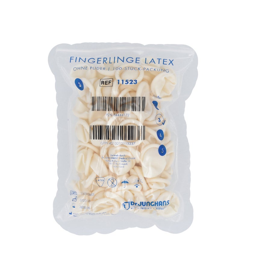 Fingerling OP Latex Gr.3 gerollt 100 St