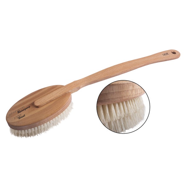 Badebürste mit Naturborsten und fixem Bürstenkopf 1 St