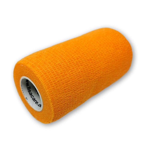 LisaCare kohäsive Bandage - Orange - 10cm x 4,5m 1 St