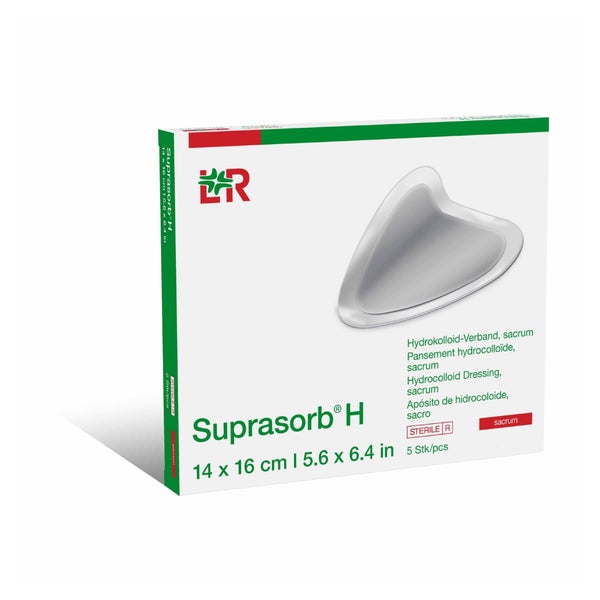 Lohmann & Rauscher Suprasorb H Hydrokolloidverband, steril, für den Kreuzbeinbereich 5 St