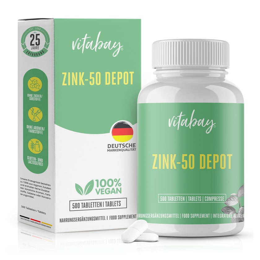 Vitabay Zinc-50 DEPOT 500 St